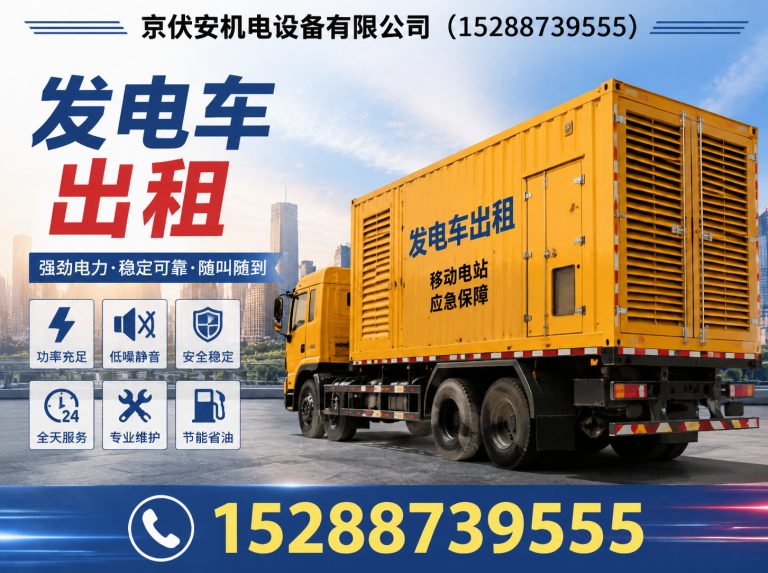 马鞍山应急发电机出租展示图
