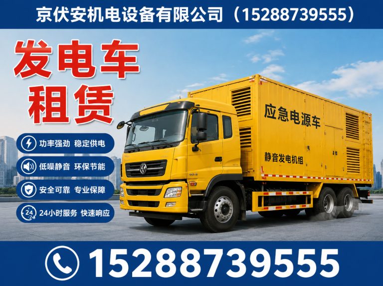 马鞍山静音发电车租赁展示图
